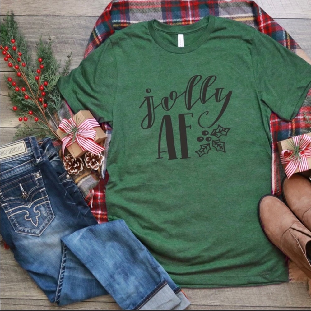 SALE✨🎄Jolly AF Tee🎄✨
